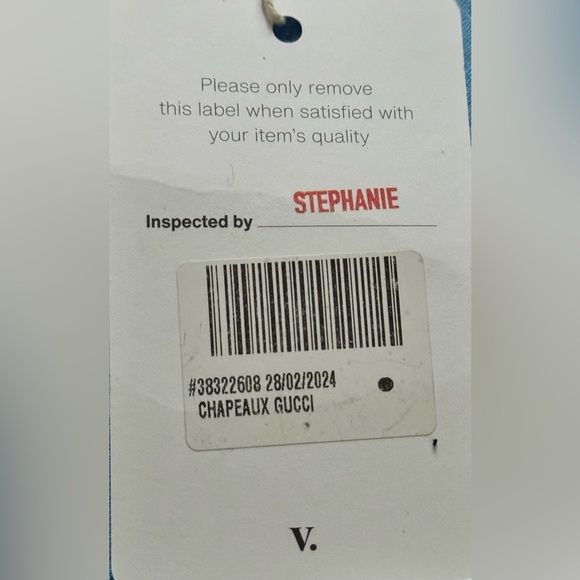 **SOLD**Gucci monogram denim hat**SOLD** - Picture 7 of 7